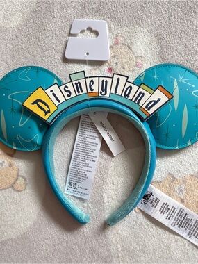 NEW Disney Teal Disneyland Mickey Ear Headband